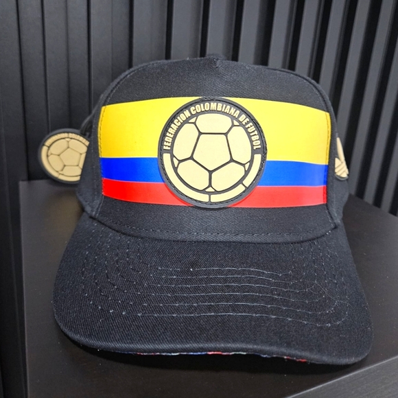 adidas Other - Adidas Black and Multicolor Soccer Hat